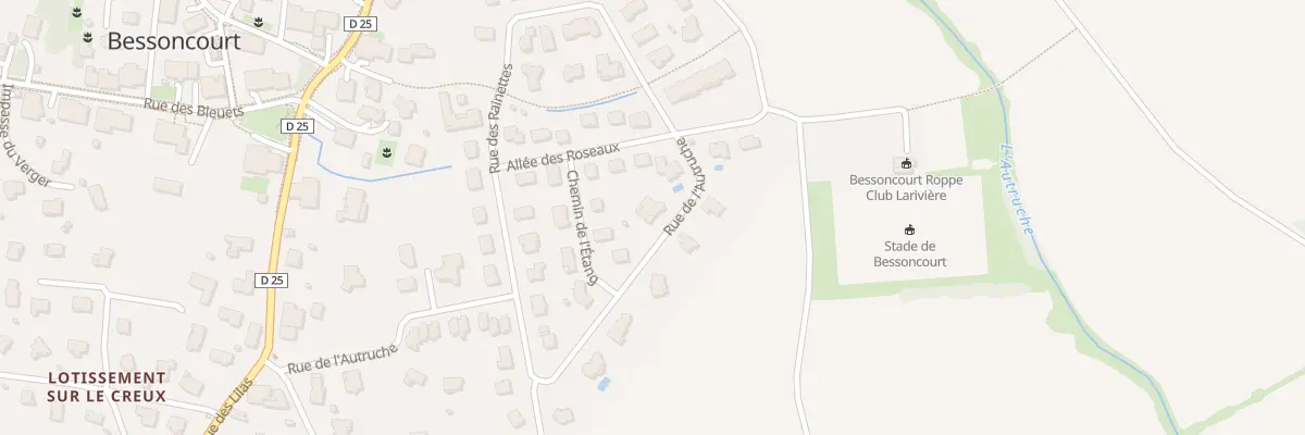 Plan du 10 Rue de l’Autruche à Bessoncourt