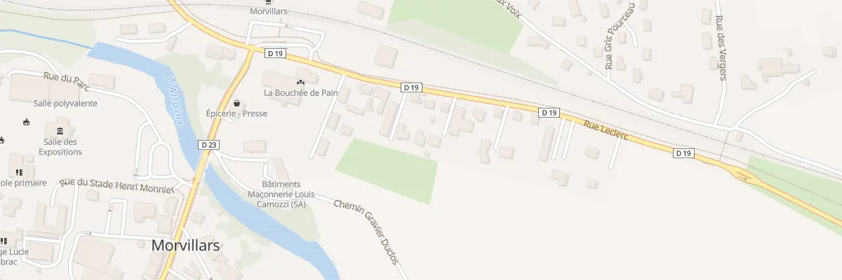 Plan du 22 Rue Leclerc à Morvillars
