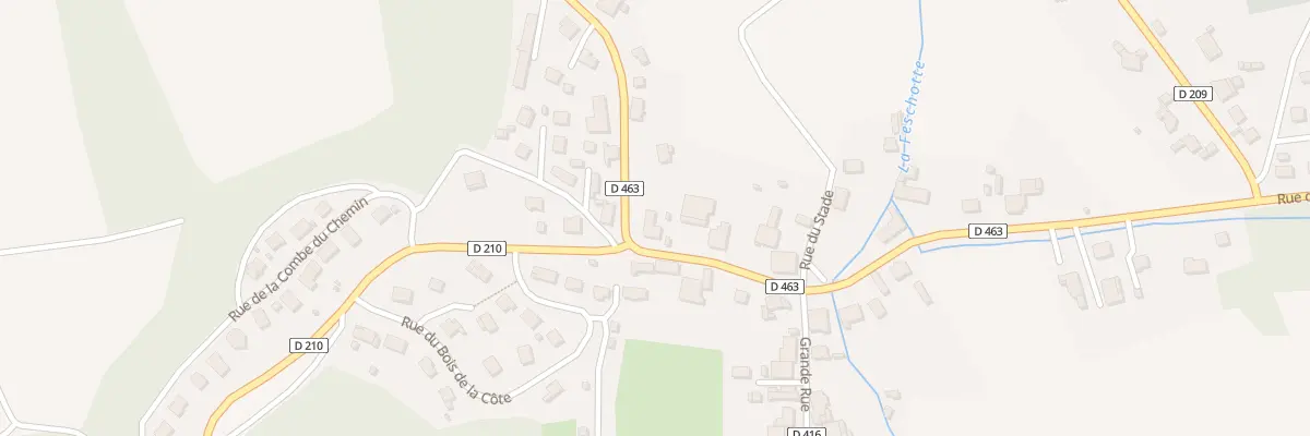 Plan du 10 Rue de Dampierre les Bois à Badevel