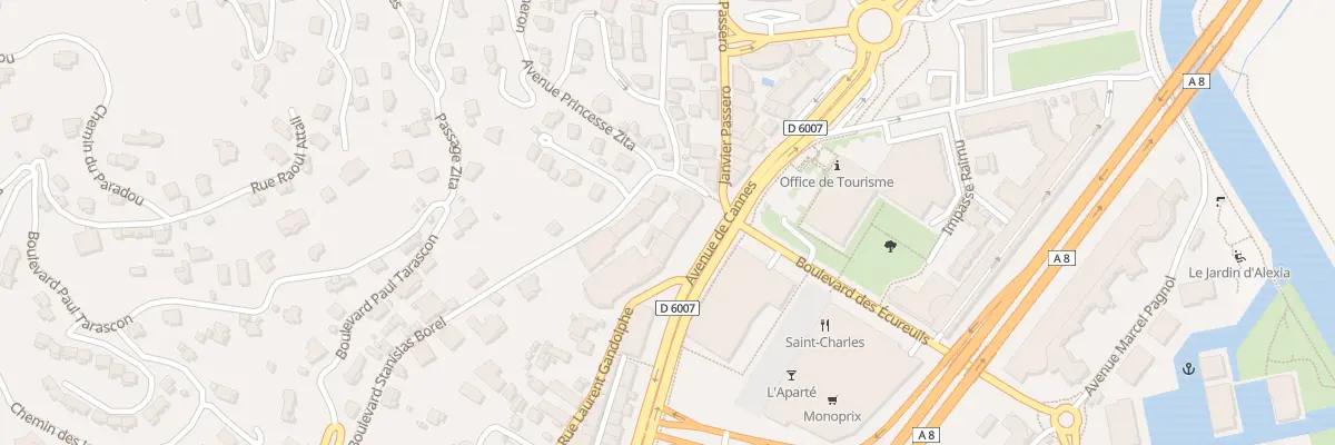 Plan du 707 Av de Cannes à Mandelieu-la-Napoule