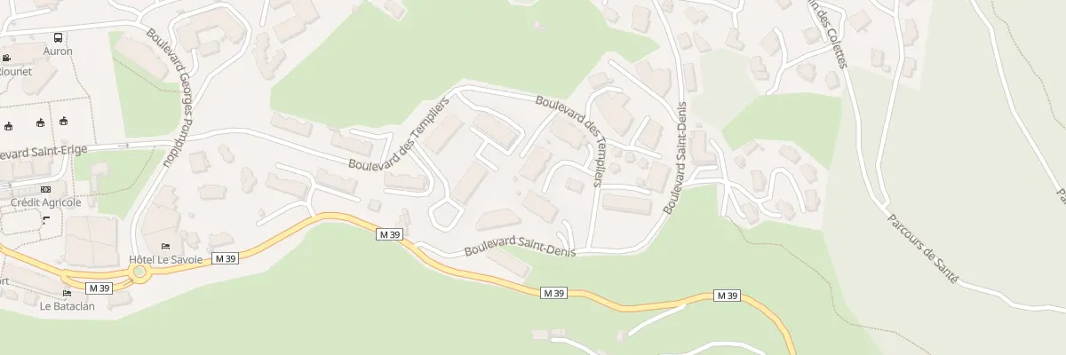 Plan du 5685 Auron à Saint-Étienne-de-Tinée