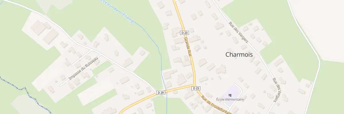 Plan du 5 Gr Grande Rue à Charmois