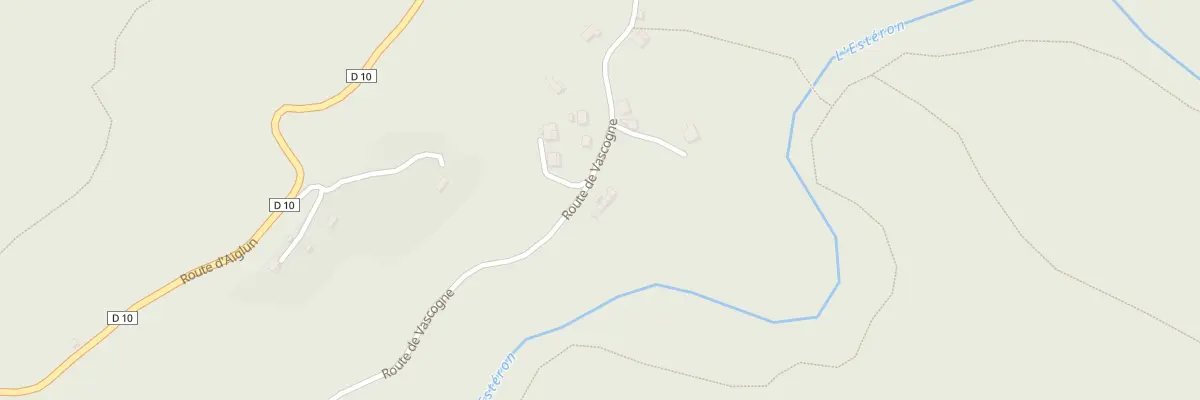 Plan du 701 Rte de Vascogne à Aiglun
