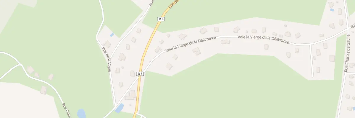 Plan du 489 Voie la Vierge de la Delivrance à Anould