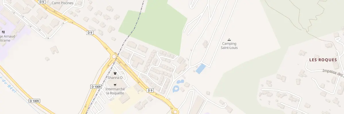Plan du 2240 Av de la Republique à La Roquette-sur-Siagne