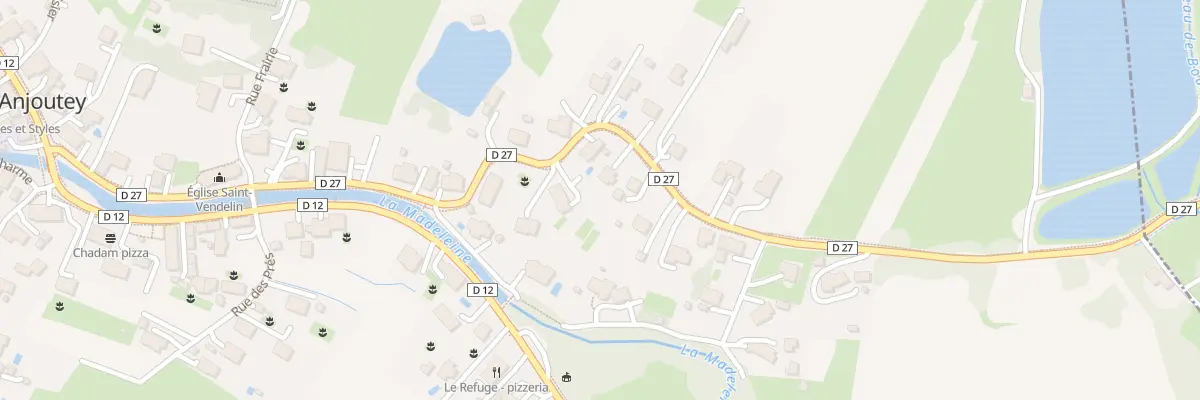 Plan du 6B Rue de Bourg sous Chatelet à Anjoutey