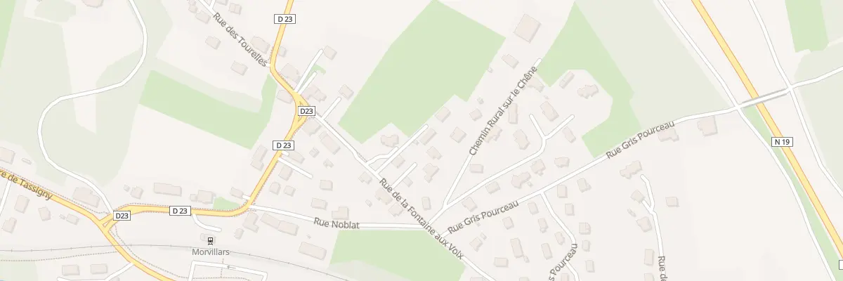 Plan du 3 Rue de la Fontaine aux Voix à Morvillars