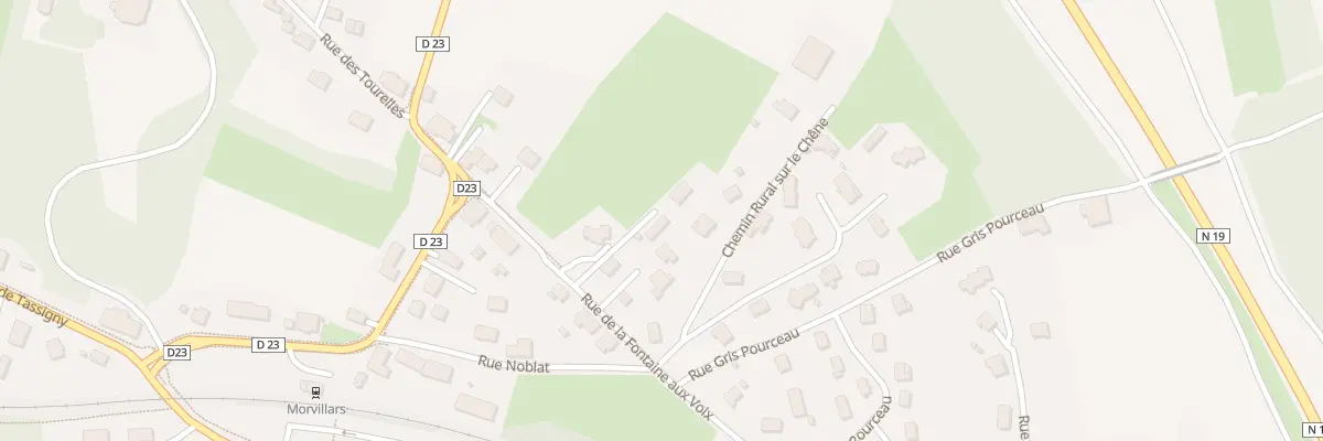 Plan du 3C Rue de la Fontaine aux Voix à Morvillars