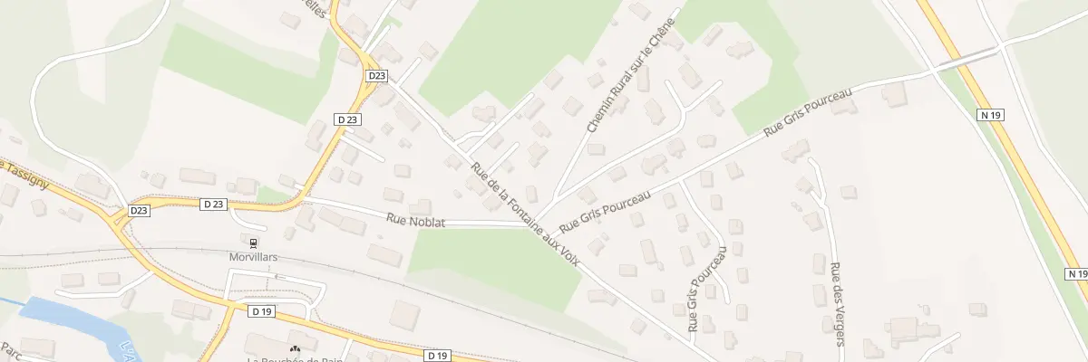 Plan du 11 Rue de la Fontaine aux Voix à Morvillars