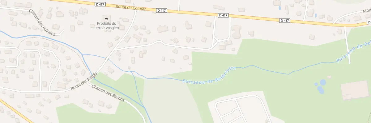 Plan du 194 Imp des Pergis à Xonrupt-Longemer