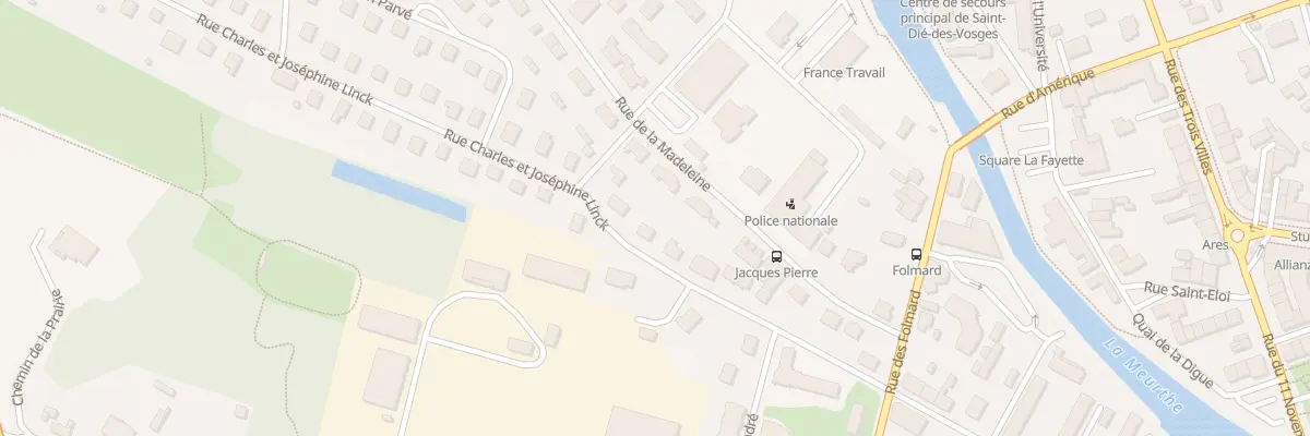 Plan du 8 Rue Charles et Joséphine Linck à Saint-Dié-des-Vosges
