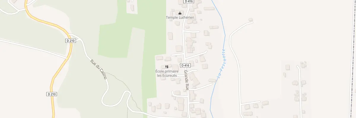 Plan du 14 Gr Grande Rue à Badevel