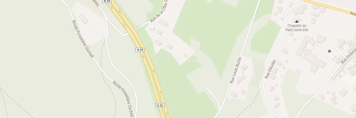 Plan du 16 Rue de la Côte Saint Martin à Saint-Dié-des-Vosges