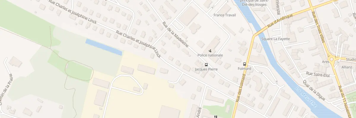 Plan du 6 Rue Charles et Joséphine Linck à Saint-Dié-des-Vosges