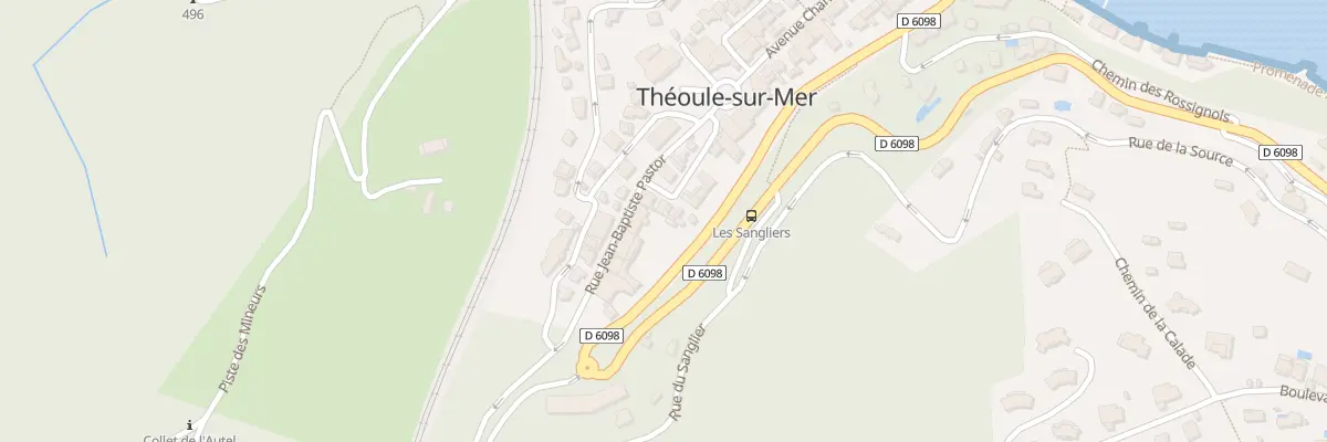 Plan du 13 Rue Jean Baptiste Pastor à Théoule-sur-Mer