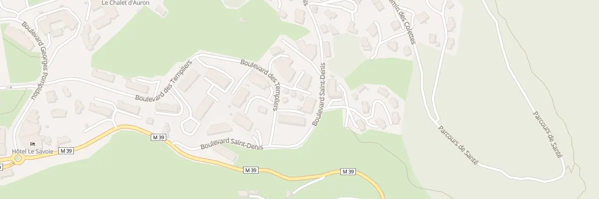 Plan du 9013 Bd des Templiers à Saint-Étienne-de-Tinée