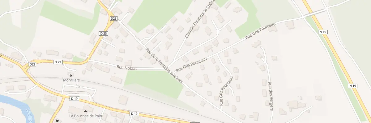 Plan du 15 Rue de la Fontaine aux Voix à Morvillars