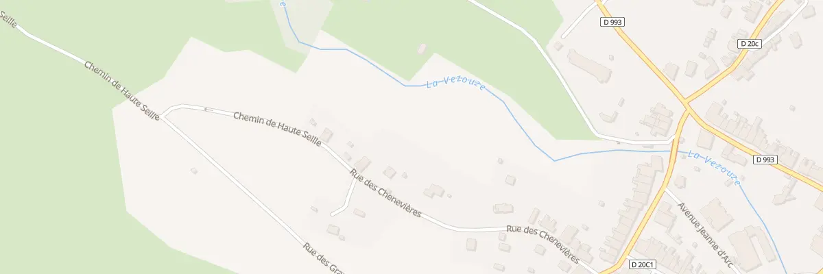 Plan du 18 Rue des Chenevières à Cirey-sur-Vezouze
