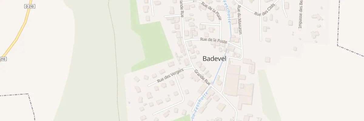 Plan du 46 Gr Grande Rue à Badevel