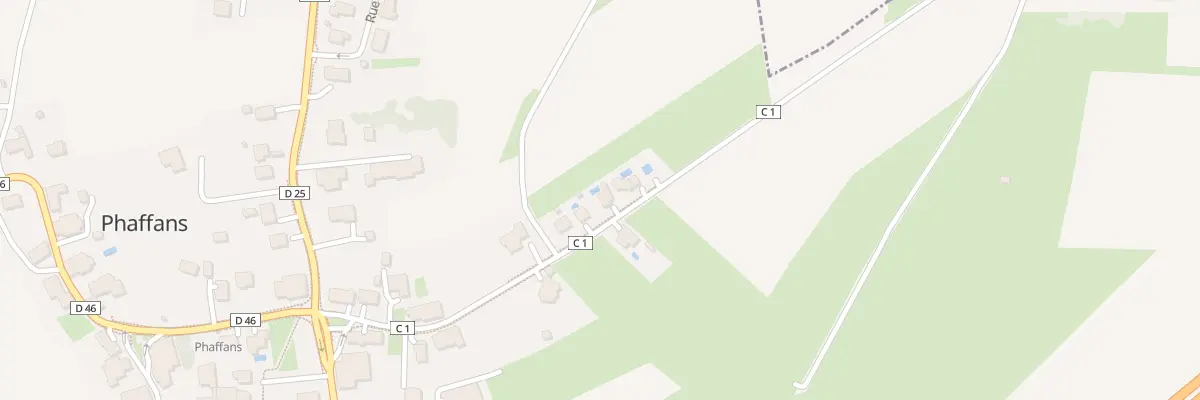 Plan du 13 Rue de Lacollonge à Phaffans