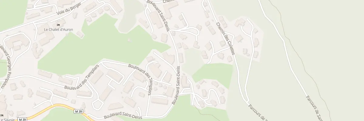 Plan du 5657 Le Plateau d’Auron à Saint-Étienne-de-Tinée