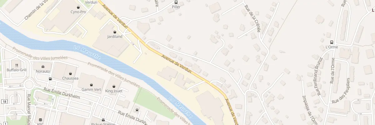 Plan du 20 Av de Verdun à Saint-Dié-des-Vosges