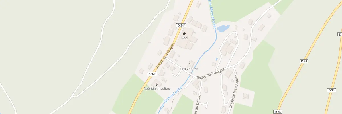 Plan du 54 Rte de Vologne à La Bresse