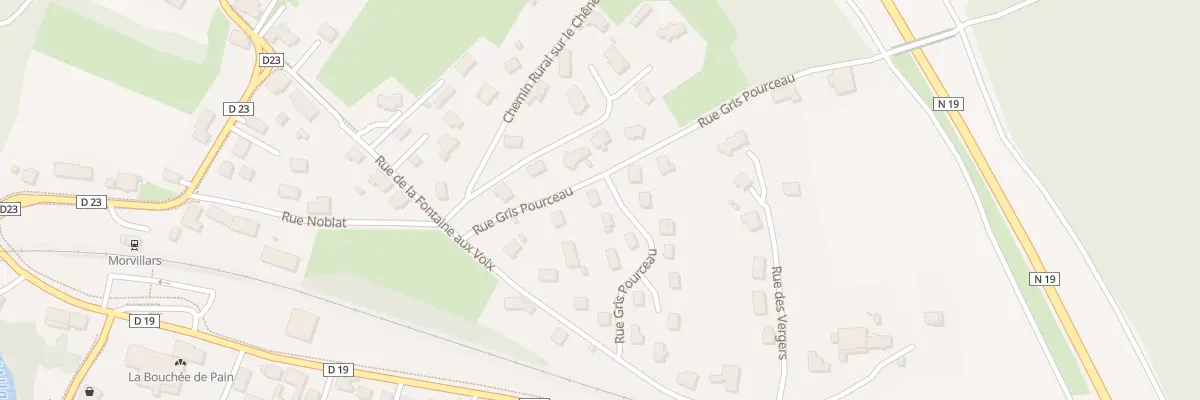 Plan du 7 Rue du Gris Pourceau à Morvillars