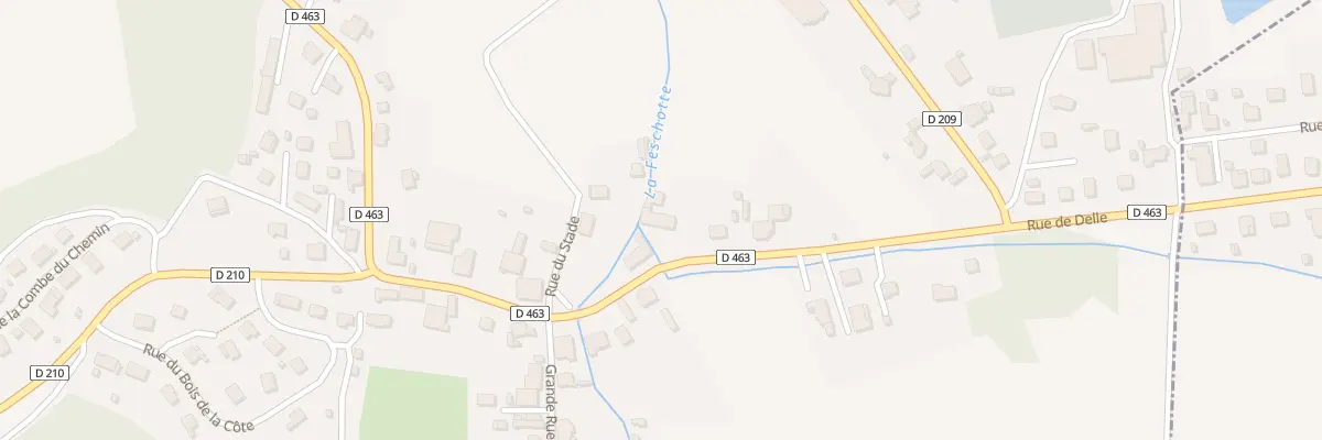 Plan du 7 Rue de Delle à Badevel