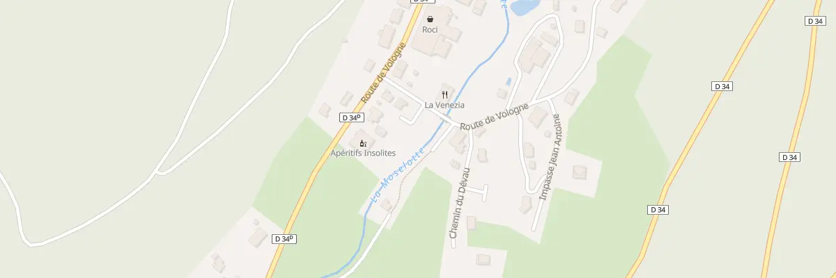 Plan du 36 Rte de Vologne à La Bresse