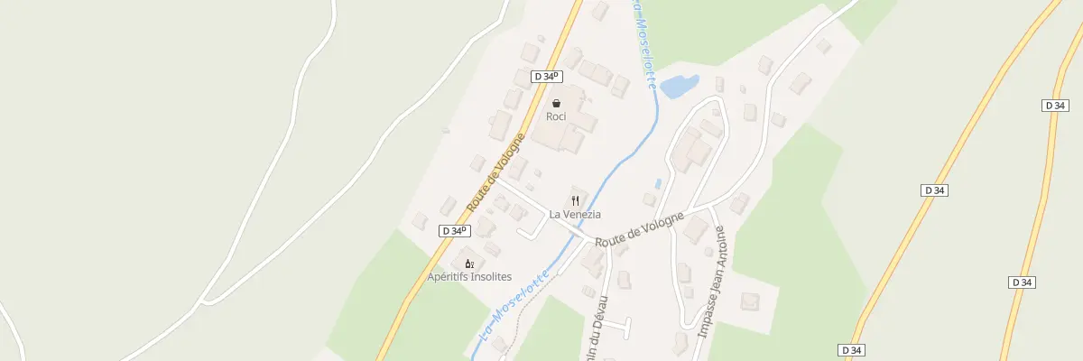 Plan du 56 Rte de Vologne à La Bresse