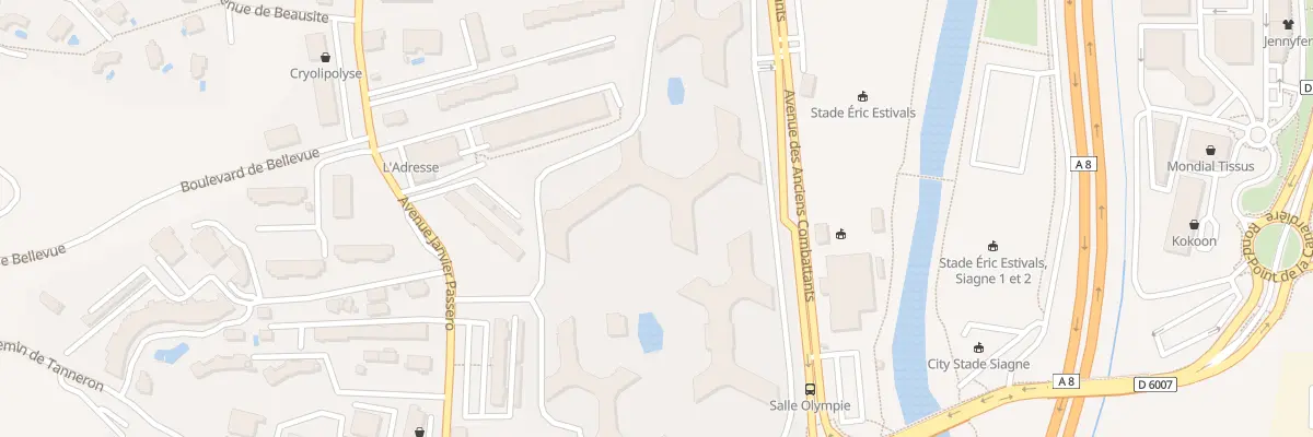 Plan du 410 Av Janvier Passero à Mandelieu-la-Napoule