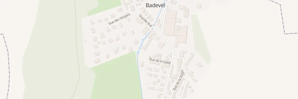 Plan du 4 Imp des Hirondelles à Badevel