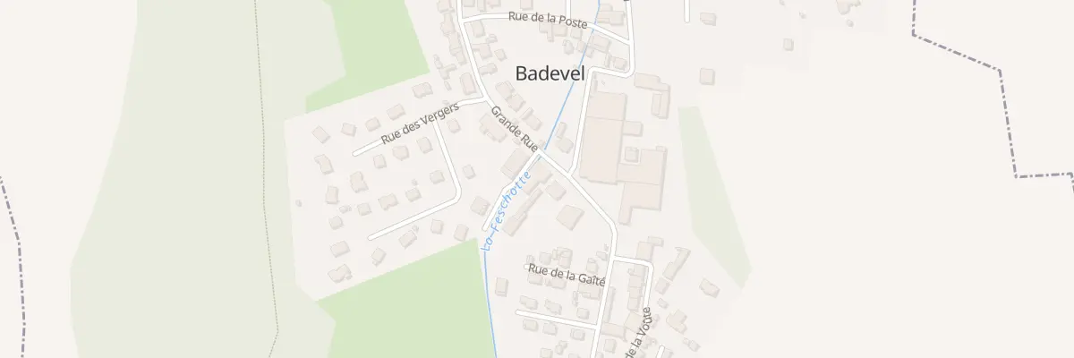 Plan du 1 Imp des Hirondelles à Badevel