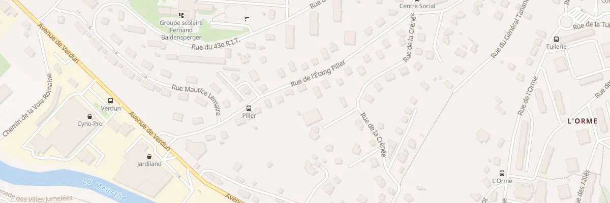 Plan du 22 Rue de l’Etang Piller à Saint-Dié-des-Vosges