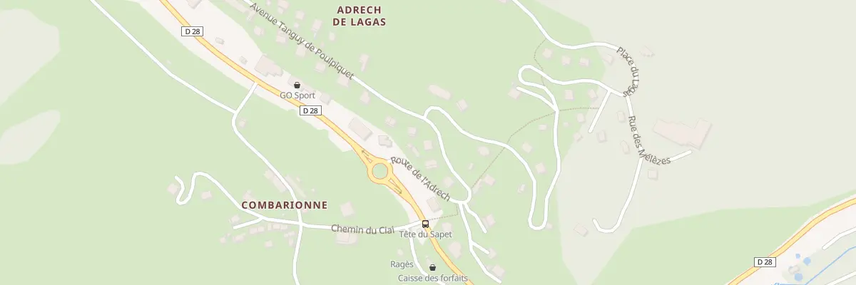 Plan du 5 Av de l’Adrech à Péone