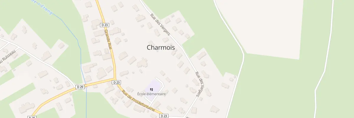 Plan du 15 Rue des vergers à Charmois
