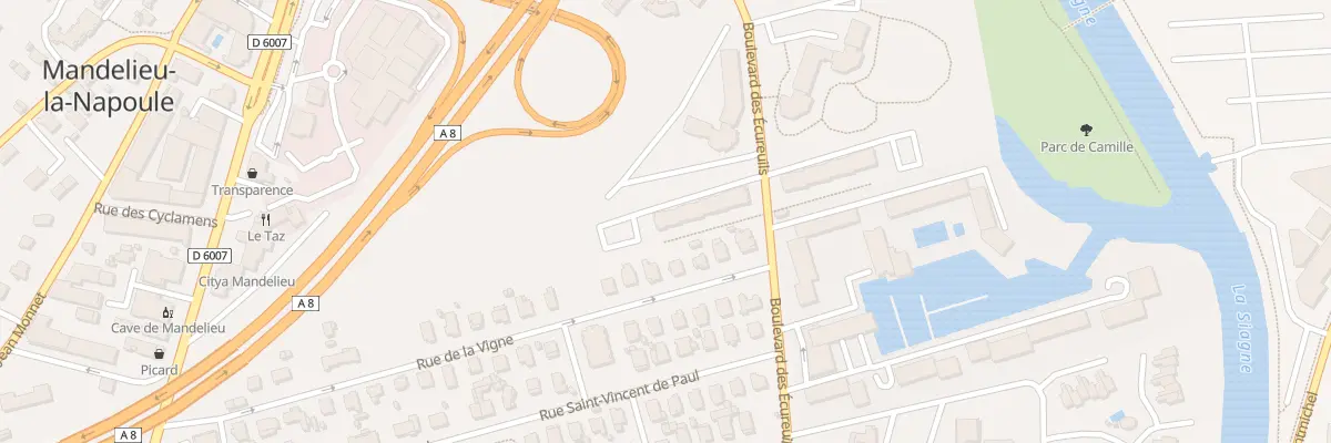 Plan du 467 Bd des Écureuils à Mandelieu-la-Napoule