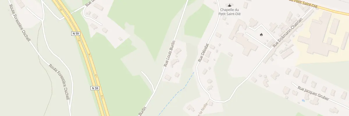 Plan du 3 Rue Louis Burlin à Saint-Dié-des-Vosges