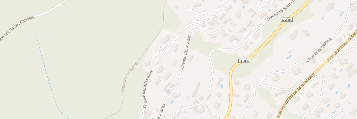 Plan du 23 Che Acacias à Grasse