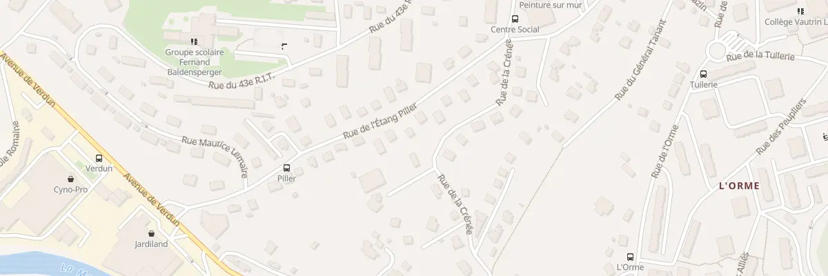 Plan du 30 Rue de l’Etang Piller à Saint-Dié-des-Vosges