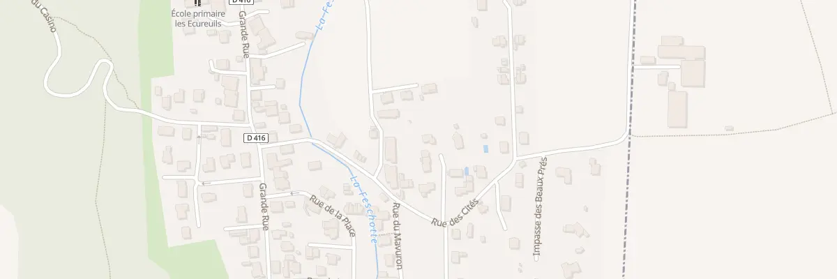 Plan du 6 Imp des Oichottes à Badevel