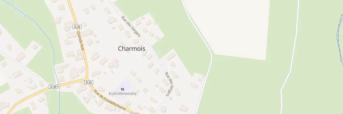 Plan du 12B Rue des vergers à Charmois