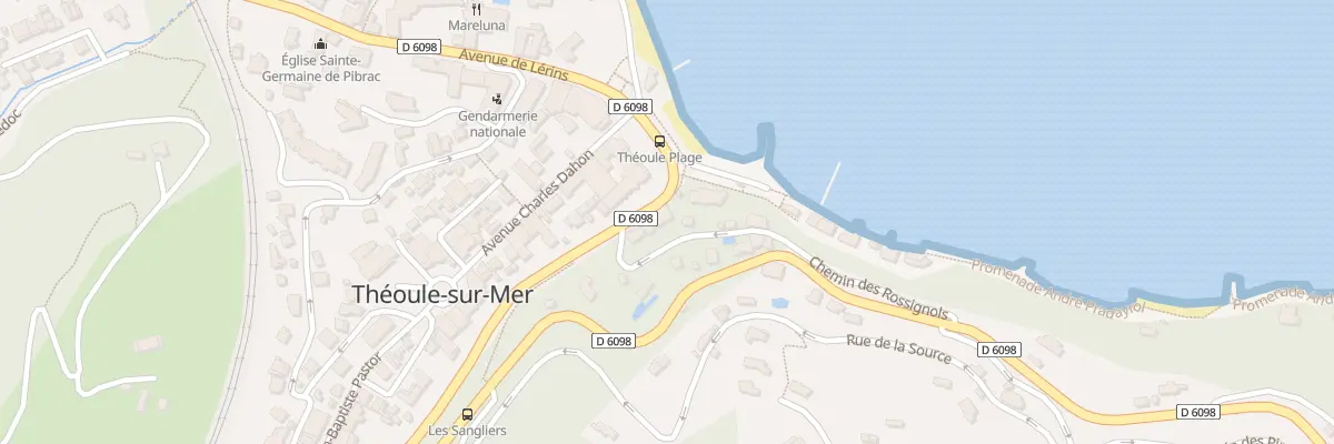 Plan du 1B Bd de la Corniche d’Or à Théoule-sur-Mer