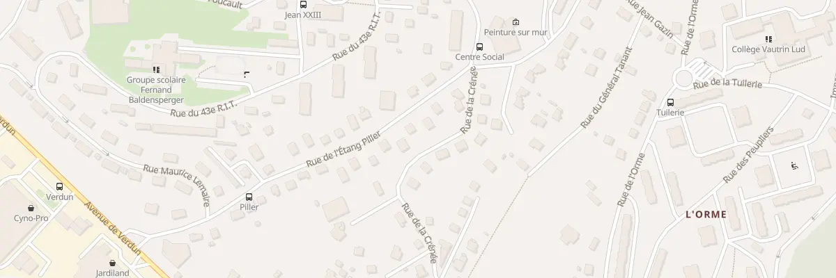 Plan du 36 Rue de l’Etang Piller à Saint-Dié-des-Vosges