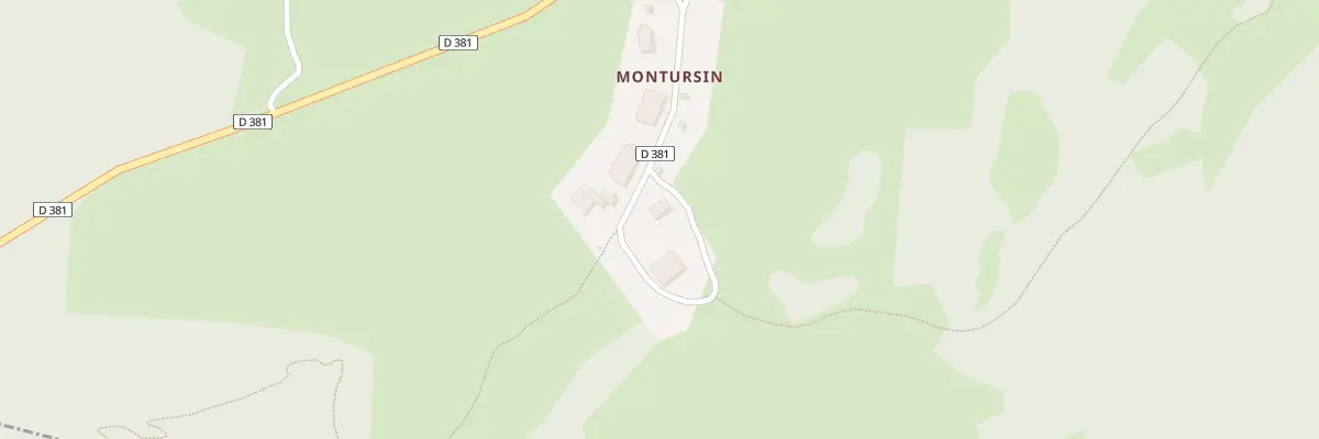 Plan du 1 Au Village Montursin à Glère