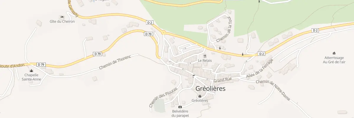 Plan du 32 Rue du Soleil du Lys à Gréolières