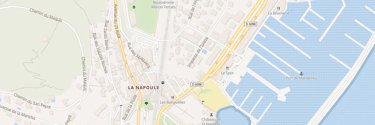 Plan du 82 Imp de l’Islette Napoule à Mandelieu-la-Napoule