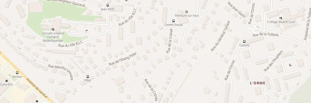 Plan du 38 Rue de l’Etang Piller à Saint-Dié-des-Vosges