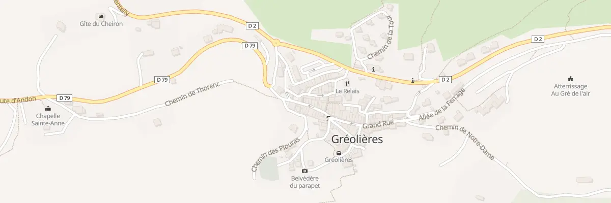 Plan du 58 Rue du Soleil du Lys à Gréolières